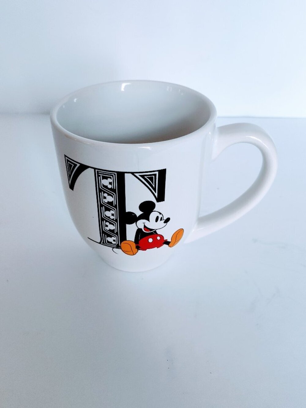 Disney Mickey Mouse Initial T Mug